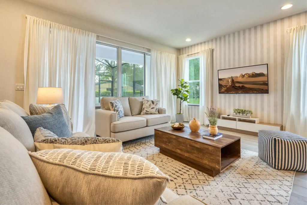 Modern and spacious home with private pool near Disney