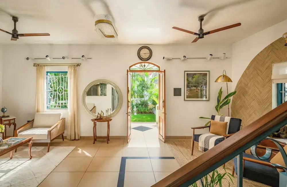 Sanctuary by RÊVE Escapes - Premium 3 BHK Villa with Private Pool Near Morjim Beach
