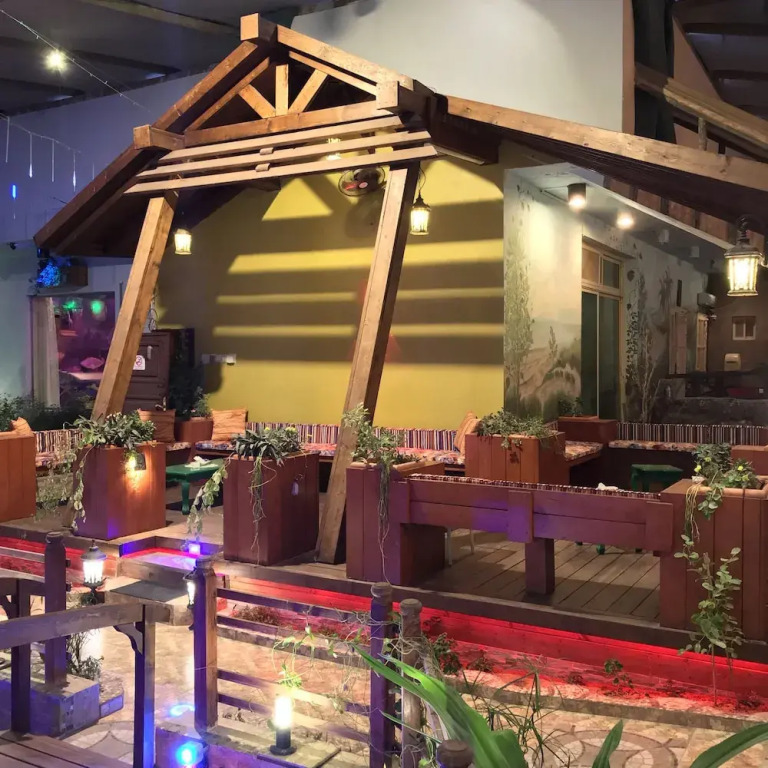 Wooden Water Fall Chalet