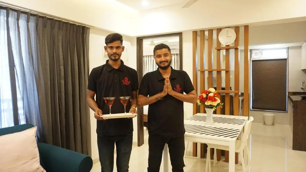 2BR Mumbai theme service apartment for staycation by FLORA STAYS