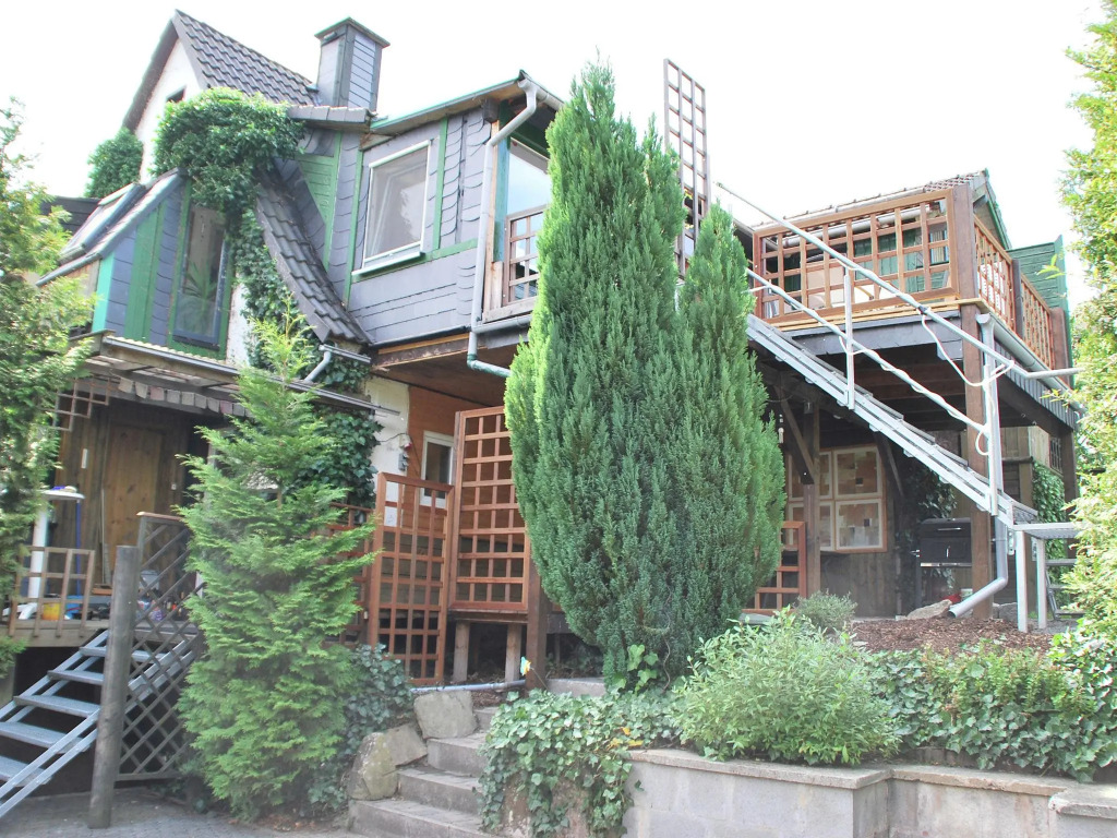 Large and interesting home in the Sauerland with several terraces and a garden