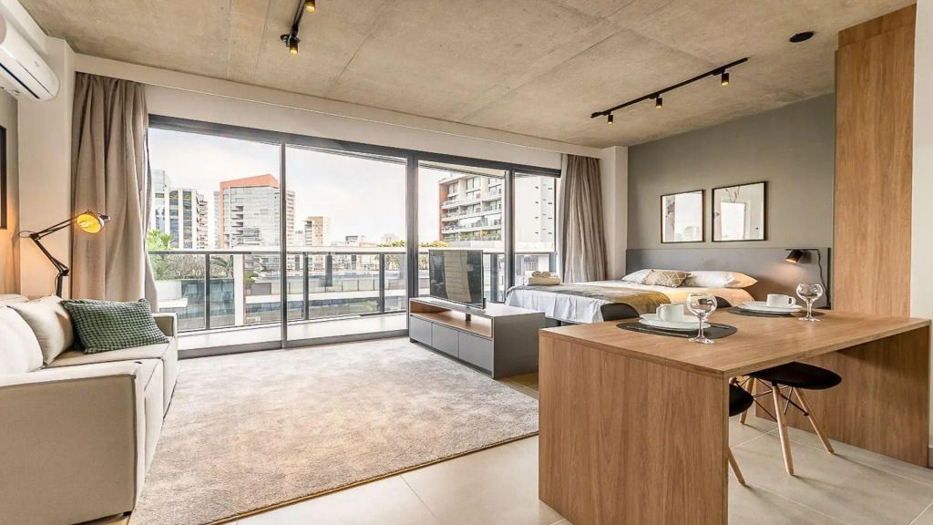 Studios luxuosos no Itaim Bibi com vaga de garagem