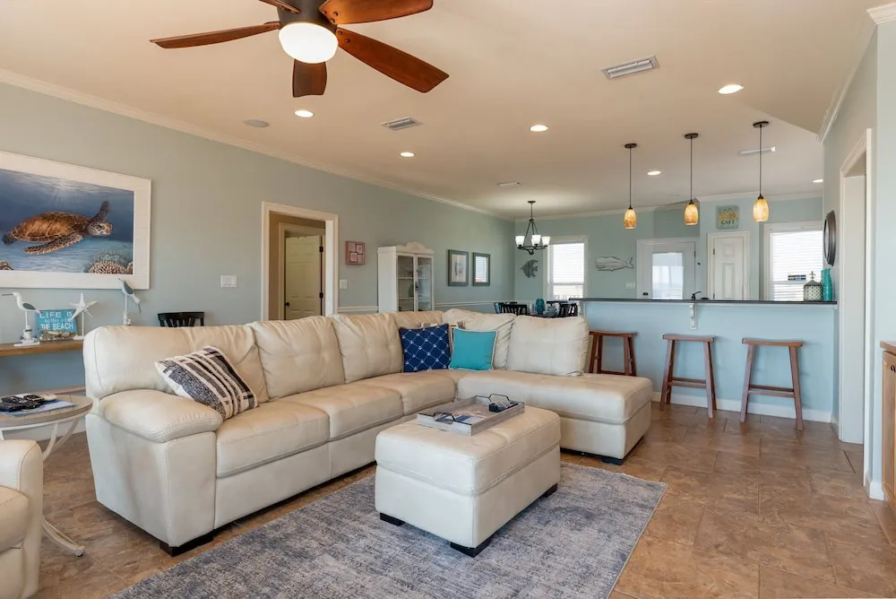 Sonny Side - Enjoy The Private And Personal Lot Space For More Family Beach Time. Unobstructed Views Of Water And Sky! 4 Bedroom Home by RedAwning