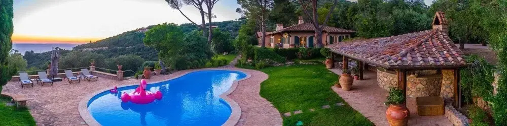 Villa Acciale With Heated Swimming Pool Sea View and Parking