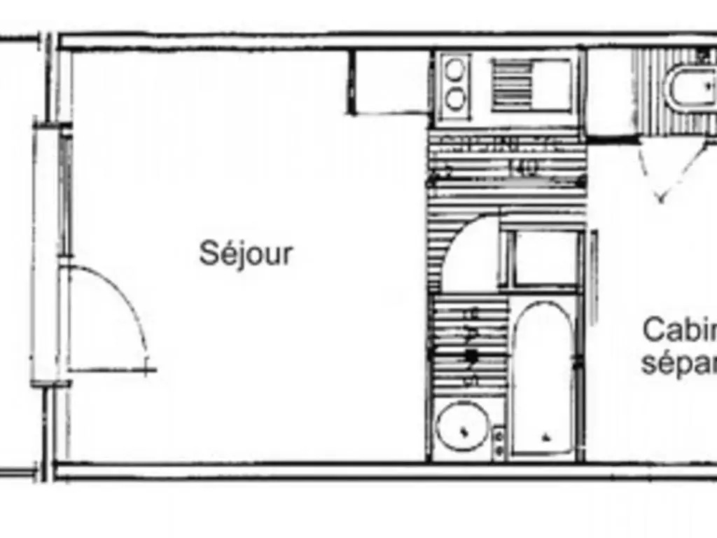 Appartement Les Saisies, 1 pièce, 4 personnes - FR-1-293-2