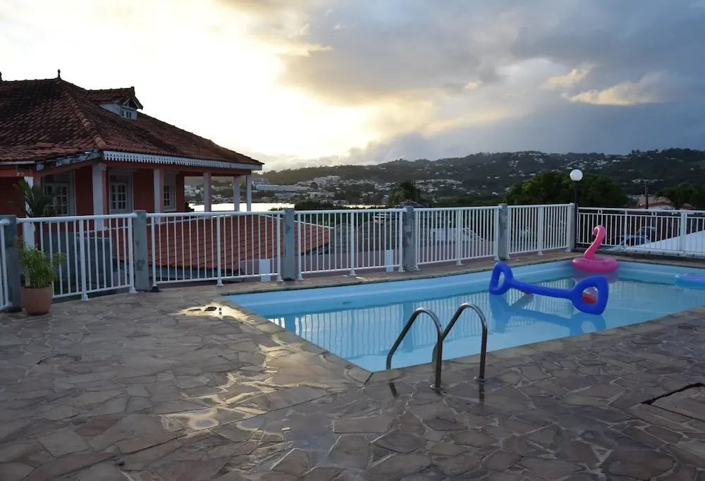 Apartment With 3 Bedrooms in Le Robert, With Wonderful sea View, Pool