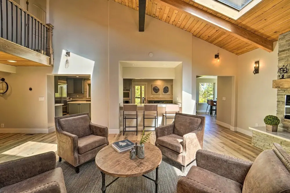 Hot Tub, Pool Table: Luxe Reno Chalet w/ Mtn View!