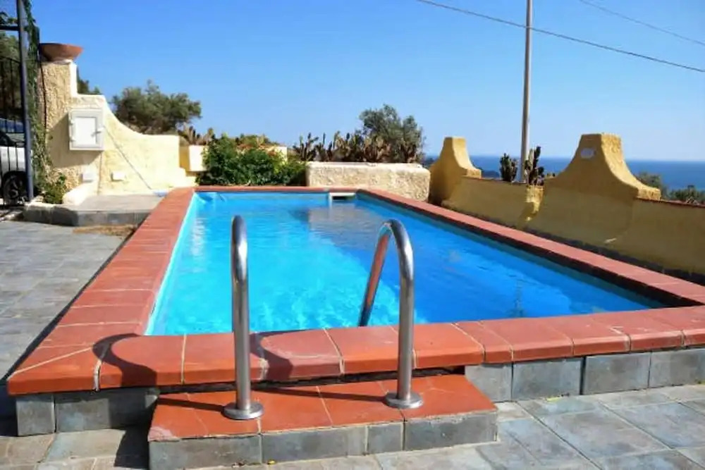 Villa with 3 Bedrooms in Provincia di Agrigento, with Wonderful Sea View, Private Pool, Enclosed Garden