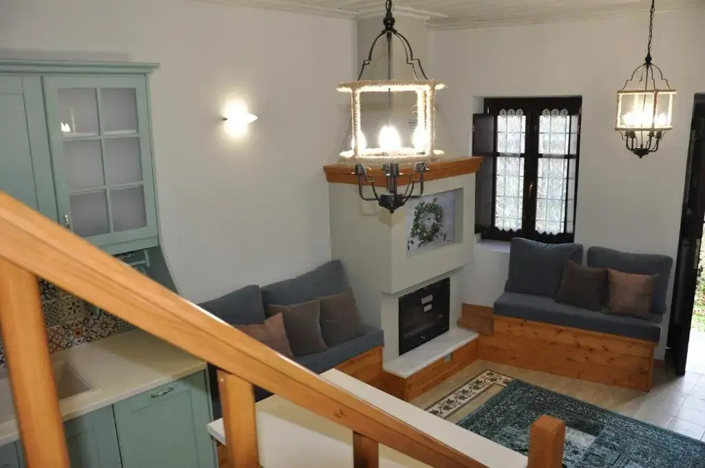 Apostolias Small House Bed and view