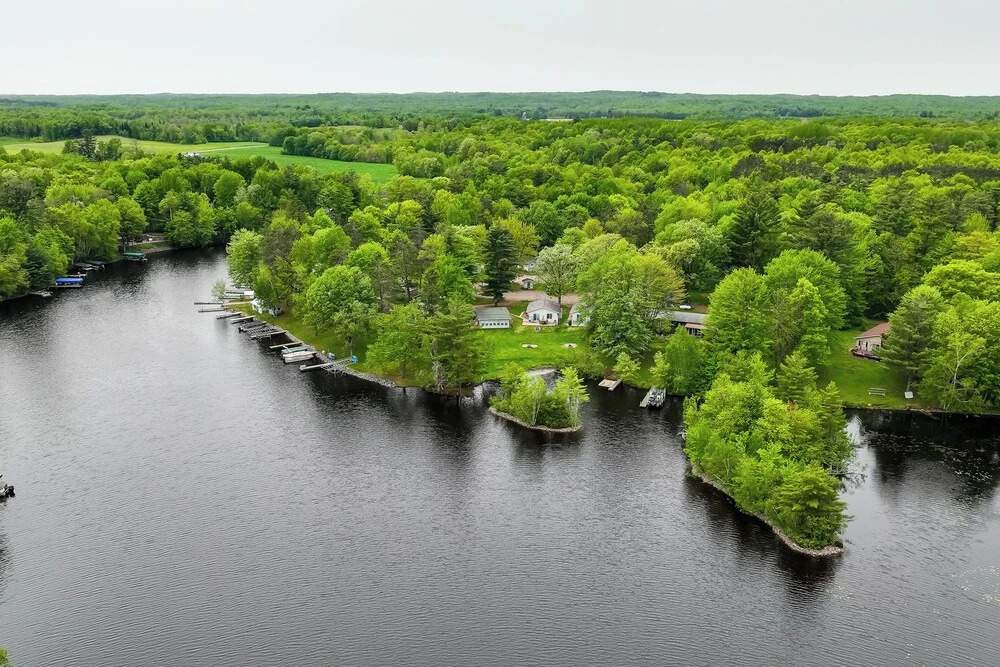 Lakeside Cabin w/ Fire Pit: Near Pine Point Park!