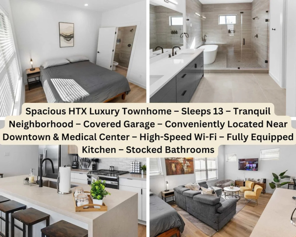 5BD Spacious Retreat Fast Wi-fi Parking Gym