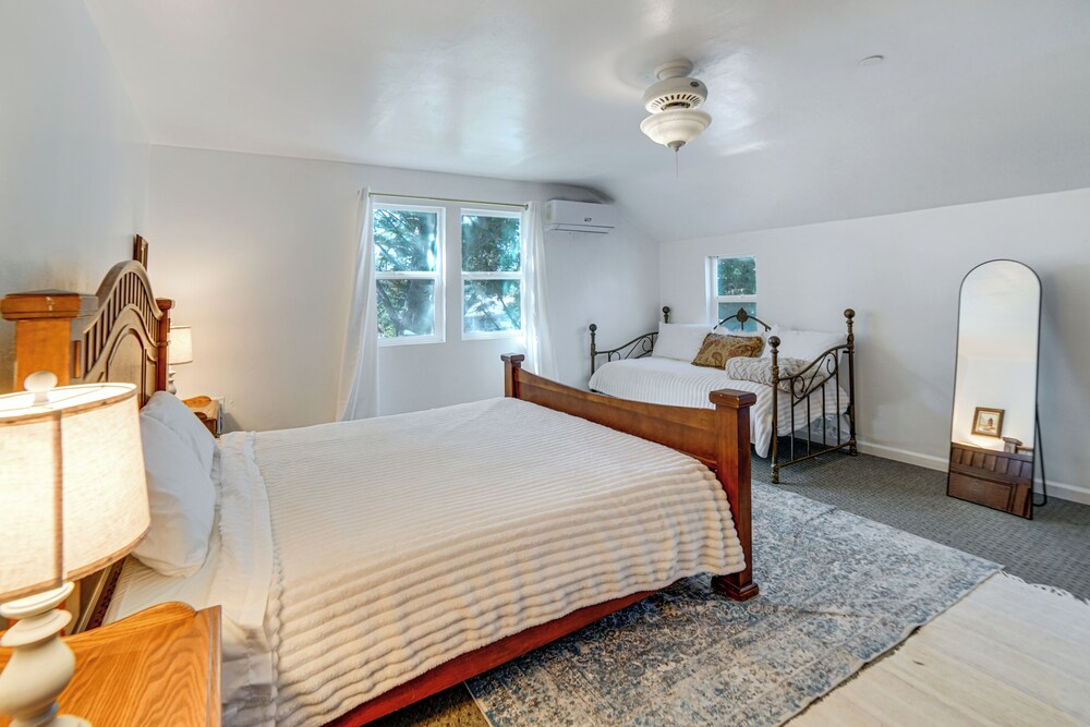 Walk to Clear Lake! Converted Church w/ Game Room