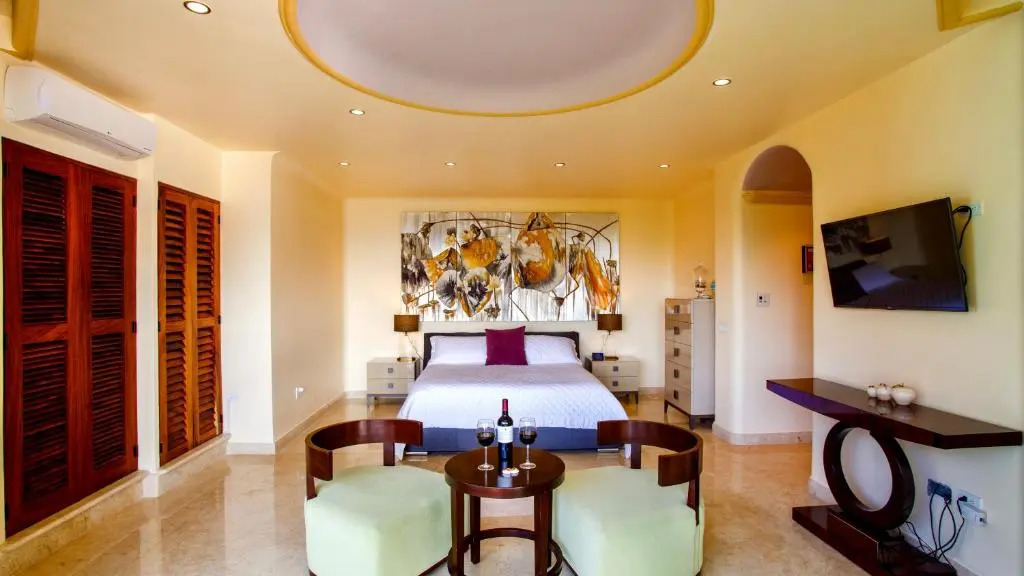 Luxury Waterfall Suite overlooks the impressive 60 feet high waterfall