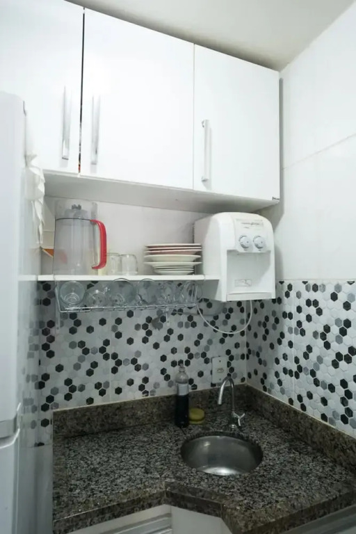 Apartamento com Wi-fi a 190 m da Praia da Costa