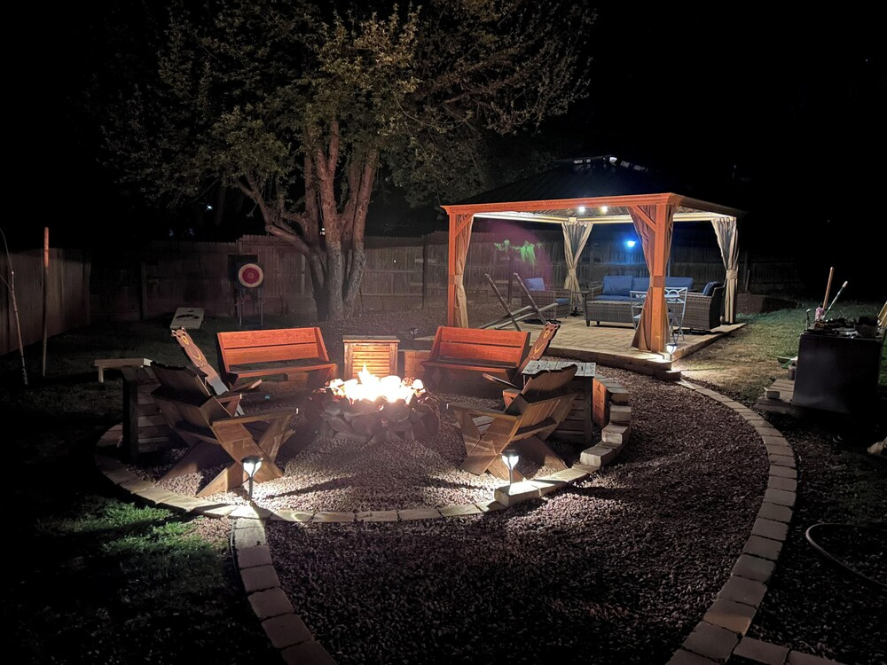 Pine Cabin w/ Fire Pit & Gazebo - Steps to Trails