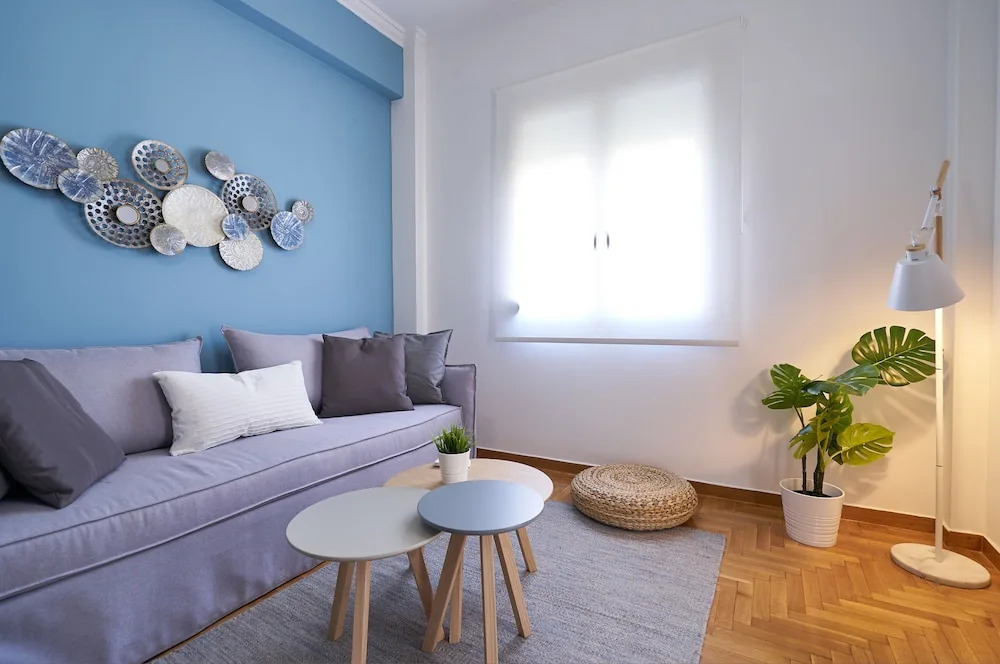 Blue Oasis In The Heart Of Koukaki