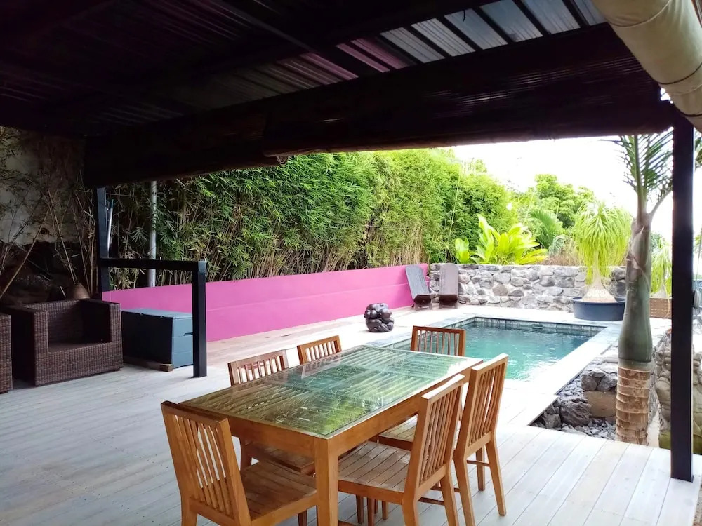 Villa with 2 Bedrooms in Saint-Paul, with Wonderful Sea View, Private Pool, Enclosed Garden - 9 Km From the Beach