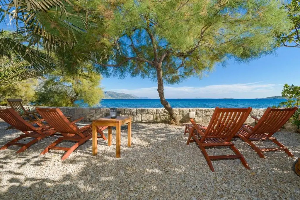Luxury Beachfront Villa Mare with private pool at the beach Orebic - Peljesac