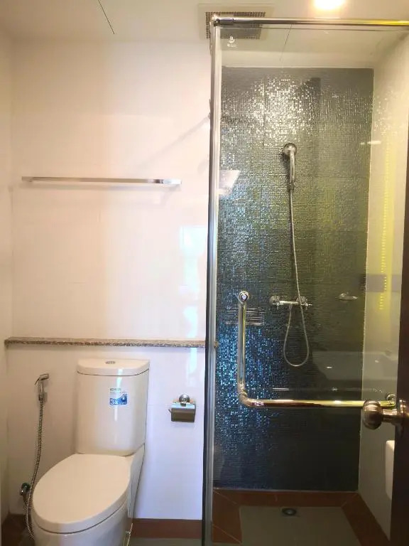 Private wooden style studio room in city area
