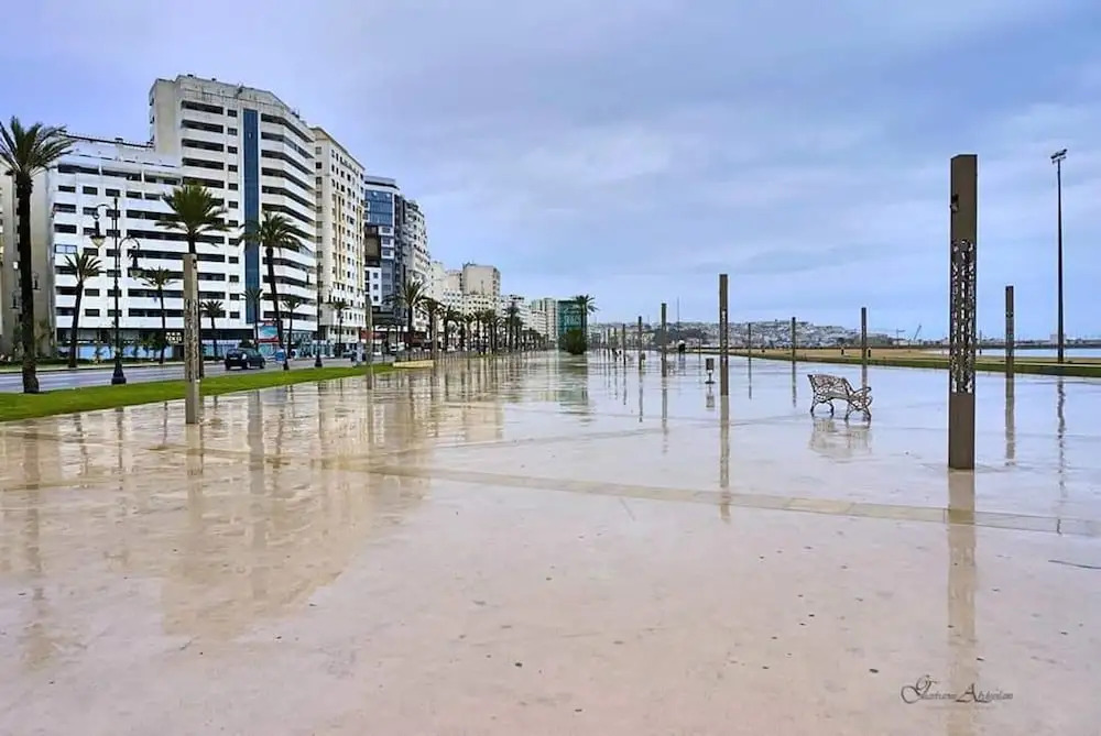 Apartment With 2 Bedrooms in Tanger, With Wonderful sea View, Shared Pool, Balcony Near the Beach