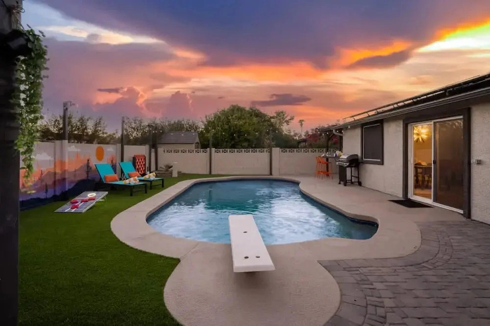 Chic Home With Backyard Oasis Pool Game Room
