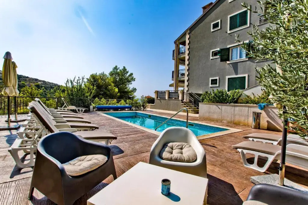 Island Hvar Seaside Villa Levanda with Beach, Pool & Seaview