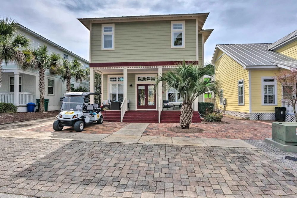Upscale Getaway w/ Pool & Golf Cart