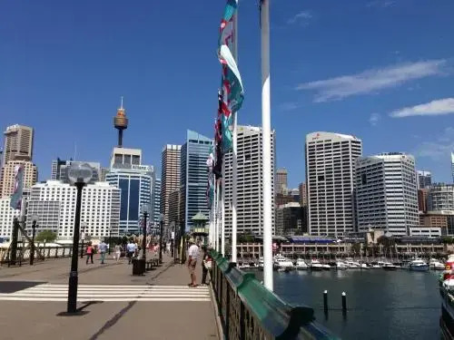 Walk to the city, Fish Market, Darling Harbour