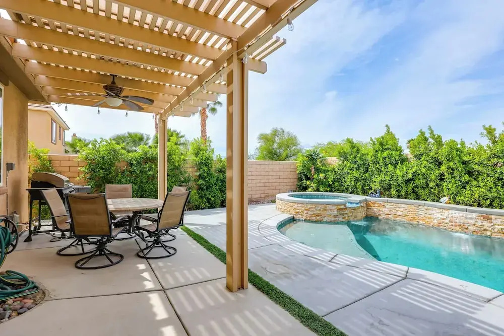 Gazebo + Putting Green: Serene Indio Getaway