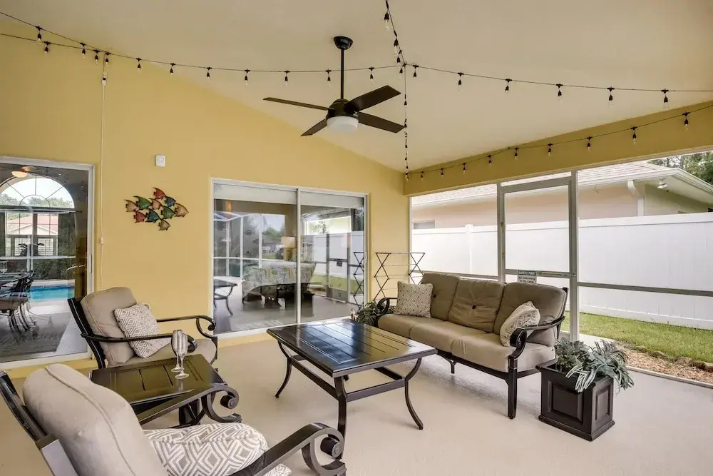 Canal-front Palm Coast Home w/ Pool, Theater Room!