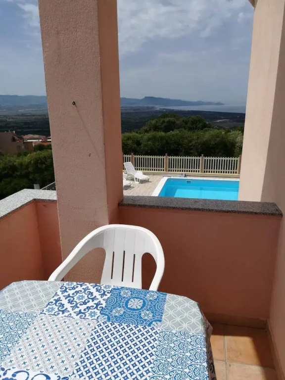 Holiday House la Caldosa Apartment c11 Terrace With sea View and Swimming Pool