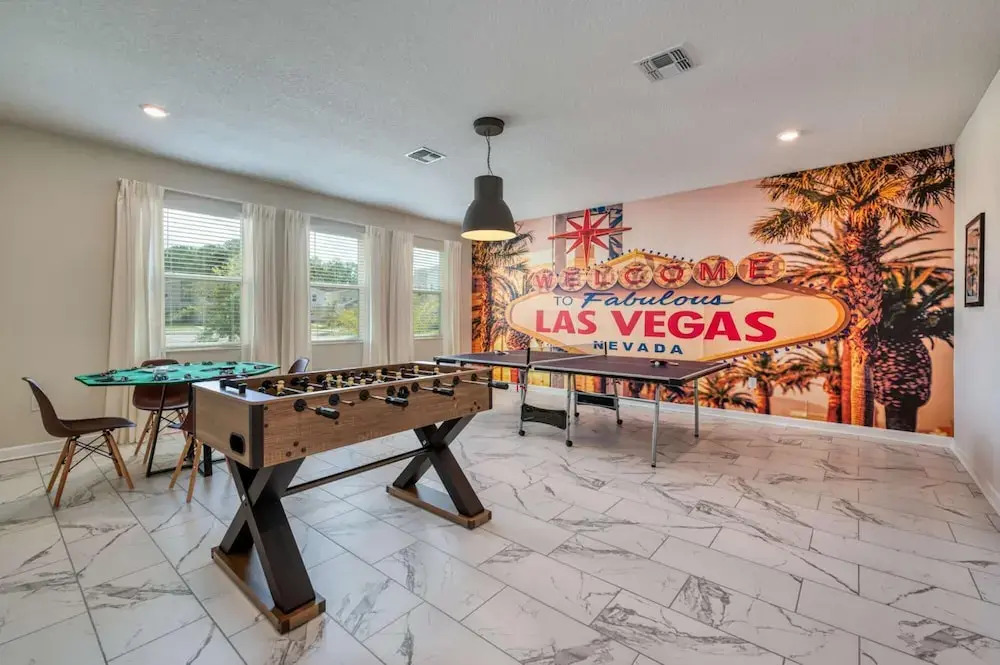 Chic Luxury Decor Prime Location Game Room Bliss