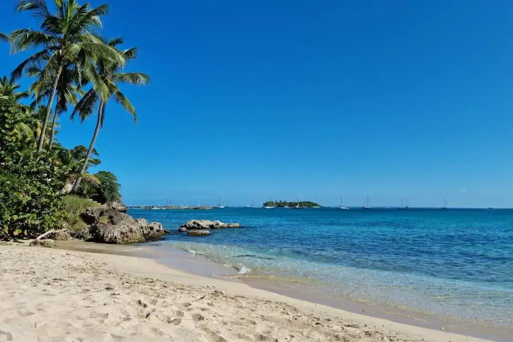 "Aimé Gwada", appartement à 40m de la plage, Rez-de-jardin tropical