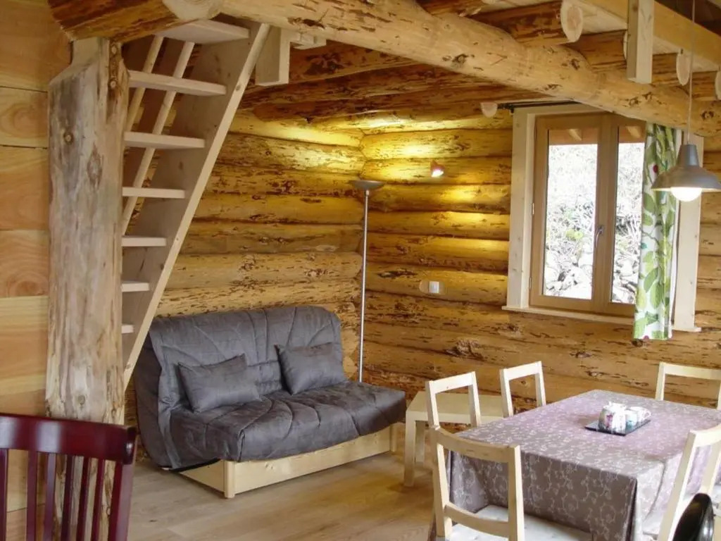 Chalet rustique avec poêle à bois - 3 pers, animaux admis - FR-1-496-187