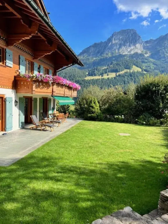 Gstaad Switzerland Skiing From Exclusive Rougemont Chalet Apartment
