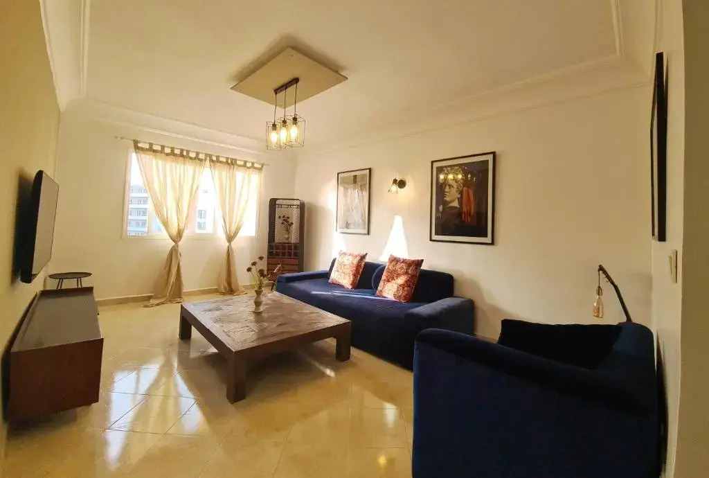 Superbe Appartement à 2 Min de la gare de Tanger et à 5 min de la plage Malabata