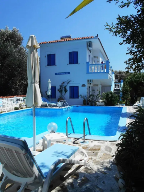 Apartment With one Bedroom in Marathokampou, With Shared Pool, Furnished Terrace and Wifi - Near the Beach
