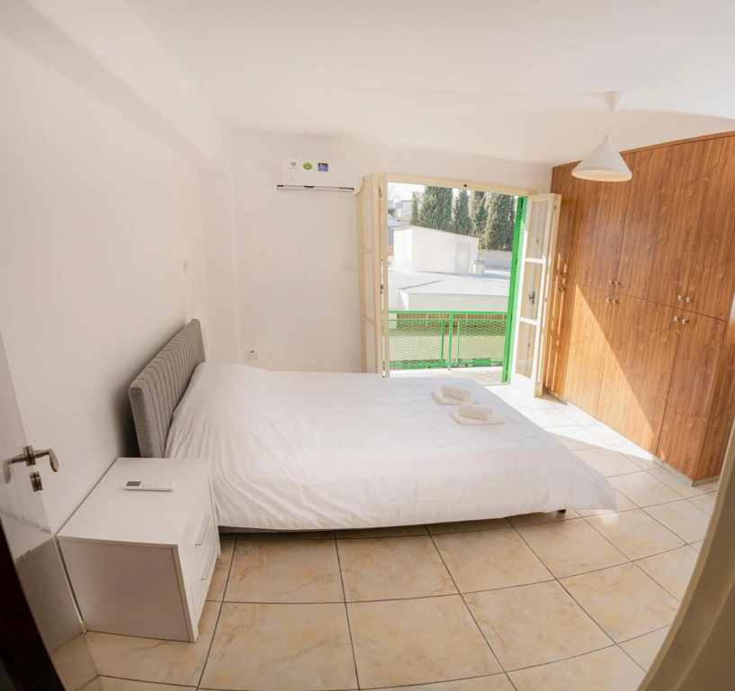City center studio with terrace view