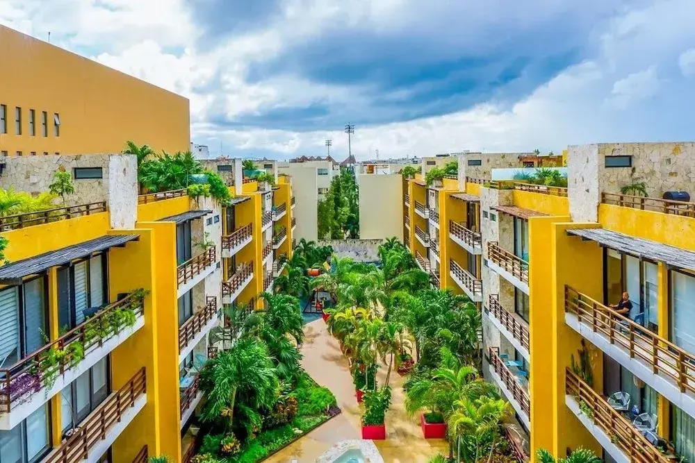Lunada 314 Modern Playa del Carmen Condo with Tropical Garden View by RedAwning