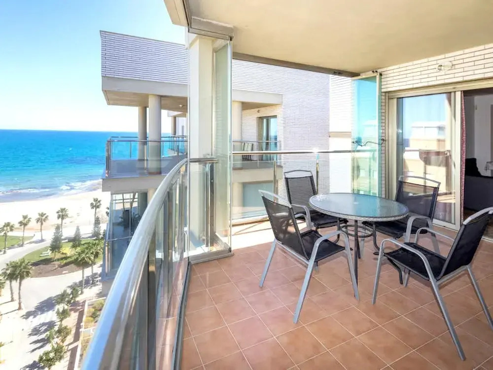 Apartment With 2 Bedrooms in Orpesa, With Wonderful sea View, Pool Access and Enclosed Garden Near the Beach