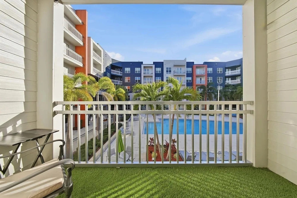 Stylish 2BR w Balcony Pool Pet-friendly 15