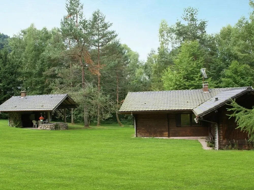 Wooden, Quietly-located Chalet With Garden on the Edge of the Forest in the French Countryside