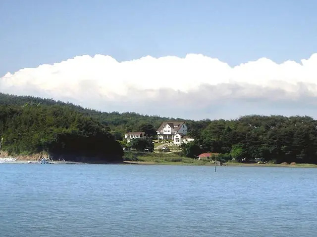 Lake and sea village