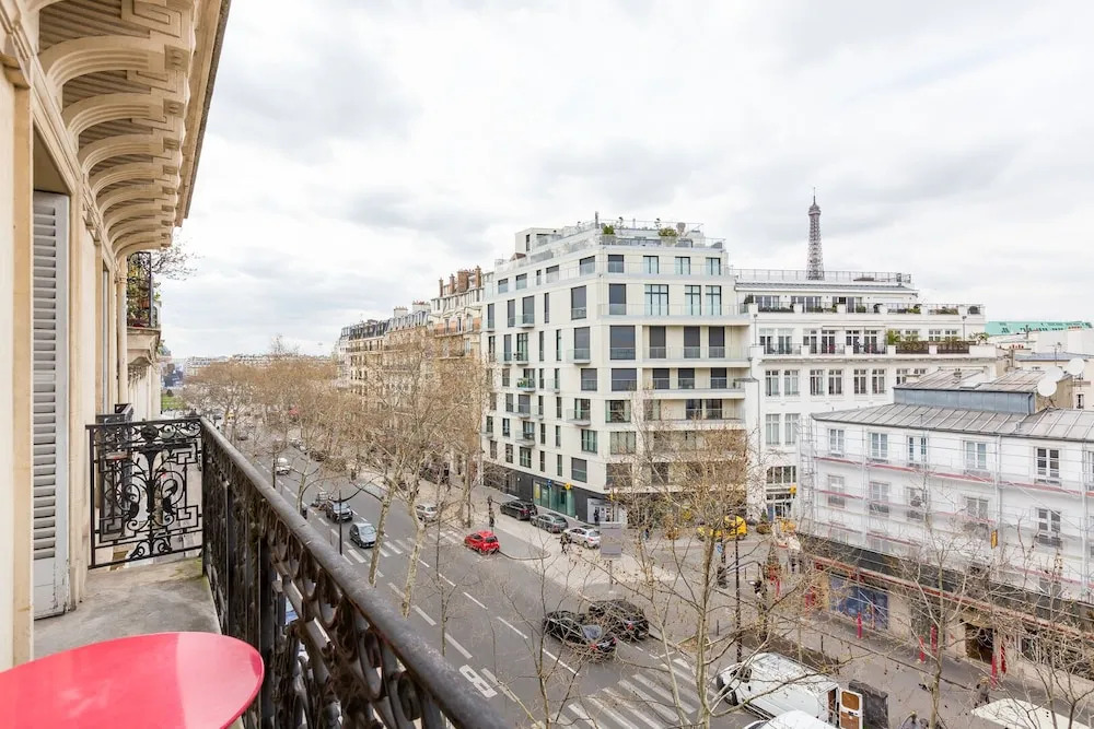 Balcony Views to the Eiffel Tower