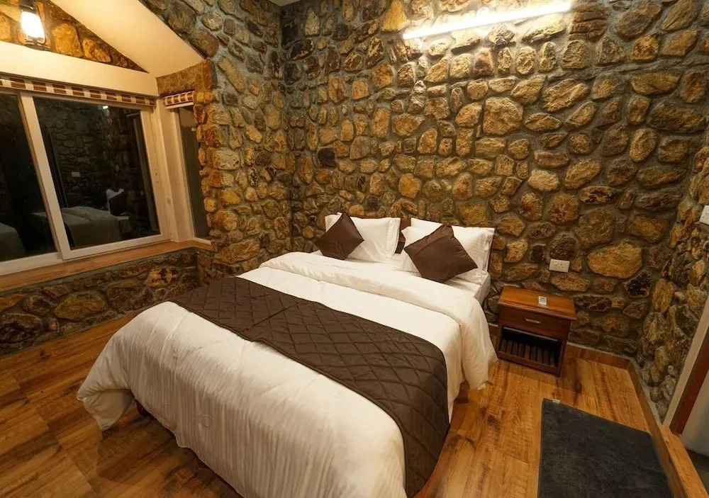 Stone castle by voye homes
