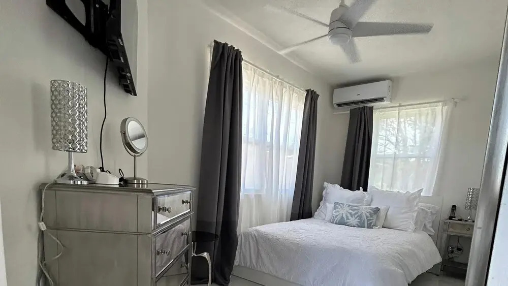 Kick back and relax in this calm, stylish space