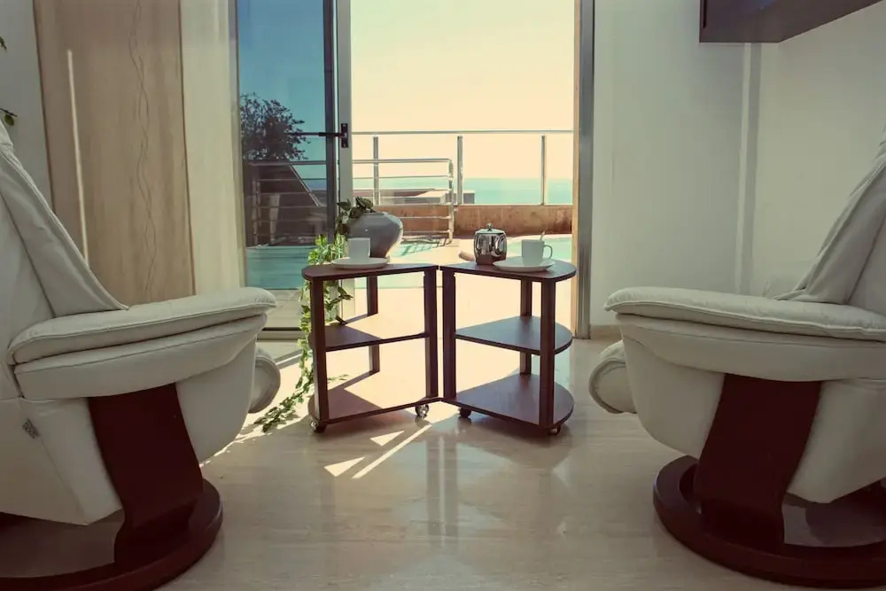 Luxury 5 star Villa Violetta with amazing sea view, jacuzzi and heated pool