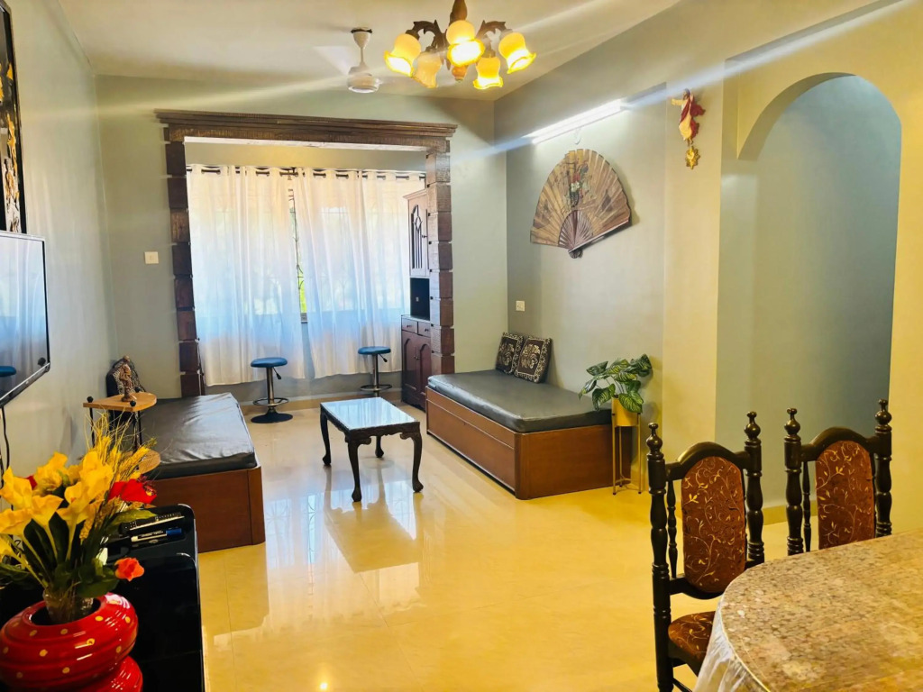 Stay by the Benaulim Beach Goa 2bhk Flat with Lift