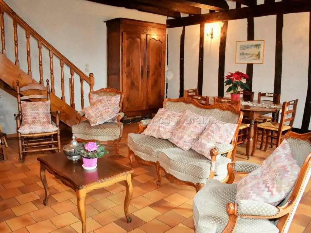 Maison de caractère avec jardin, climatisation et vélos près dAmboise - FR-1-381-357