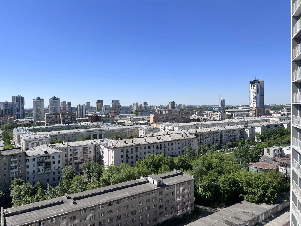 1 комнатная квартира с видом на город в ЖК комфорт класса Екатерининский парк